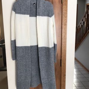 Long Comfy Colorblock Sweater